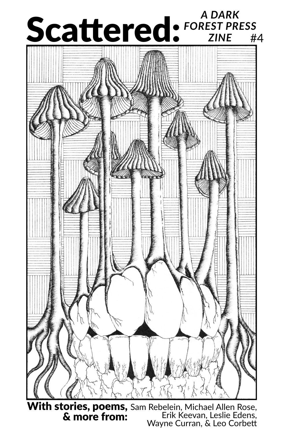 Cover for Scattered: A Dark Forest Press Zine #4